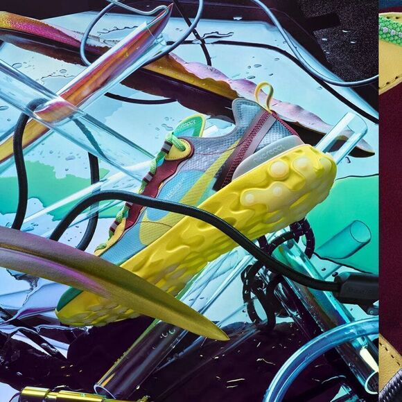 New Nike React Element 87 x Undercover Multi BQ2718-400 Men 8.5 US 7.5 UK 42 EUR - Picture 2 of 7